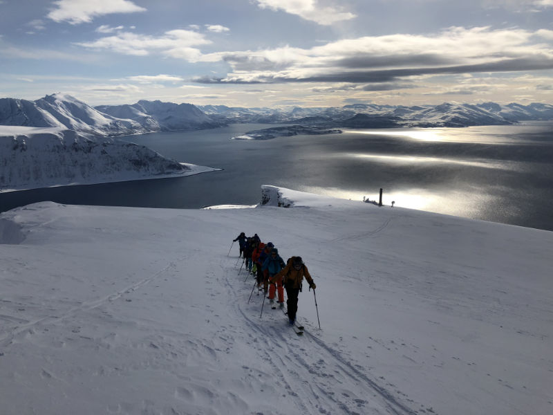 Voile et ski de rando en Norvège